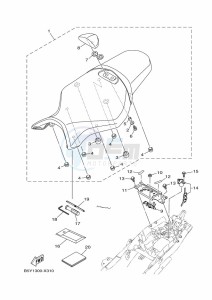 MT-10 MTN1000 (B5Y1) drawing SEAT