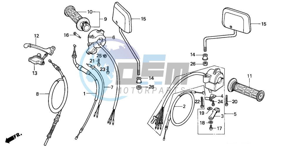 HANDLE LEVER/SWITCH