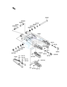 RM-Z250 (E28) drawing SWINGARM