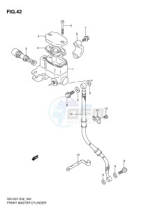 GN125 (E2) drawing FRONT MASTER CYLINDER