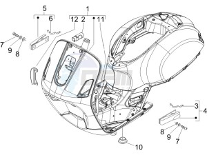 Granturismo 125 L Potenziato drawing Frame - bodywork