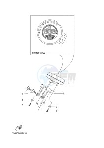 XSR700 (B341 B341 B341) drawing METER