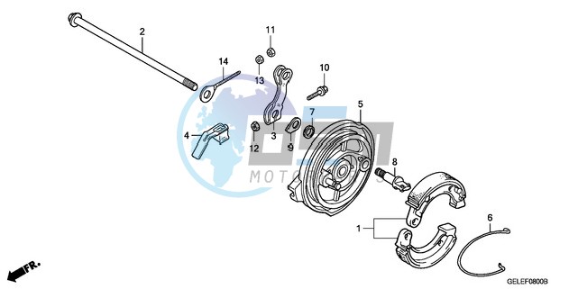 REAR BRAKE PANEL