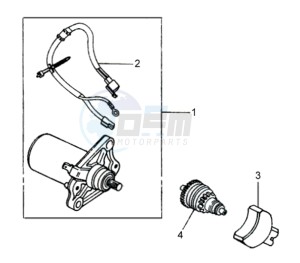 JET EURO X 50 25KMH drawing STARTER