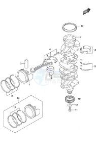 DF 200A drawing Crankshaft