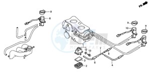 GL1500A GOLDWING ASPENCADE drawing SOLENOID VALVE