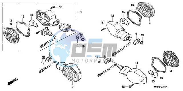 WINKER (CB1300S/CB1300SA)