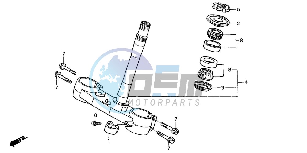 STEERING STEM (CRF250R4/5/6/7)