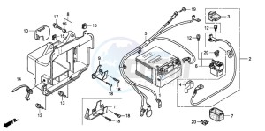 FES125 S-WING drawing BATTERY (FES1257/A7)(FES1507/A7)