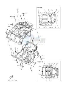 YZF-R25 249 (1WDE) drawing CRANKCASE