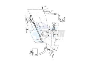 FZ6-S FAZER 600 drawing REAR MASTER CYLINDER