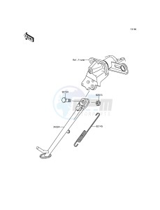 ER-6N ER650EDS XX (EU ME A(FRICA) drawing Stand(s)