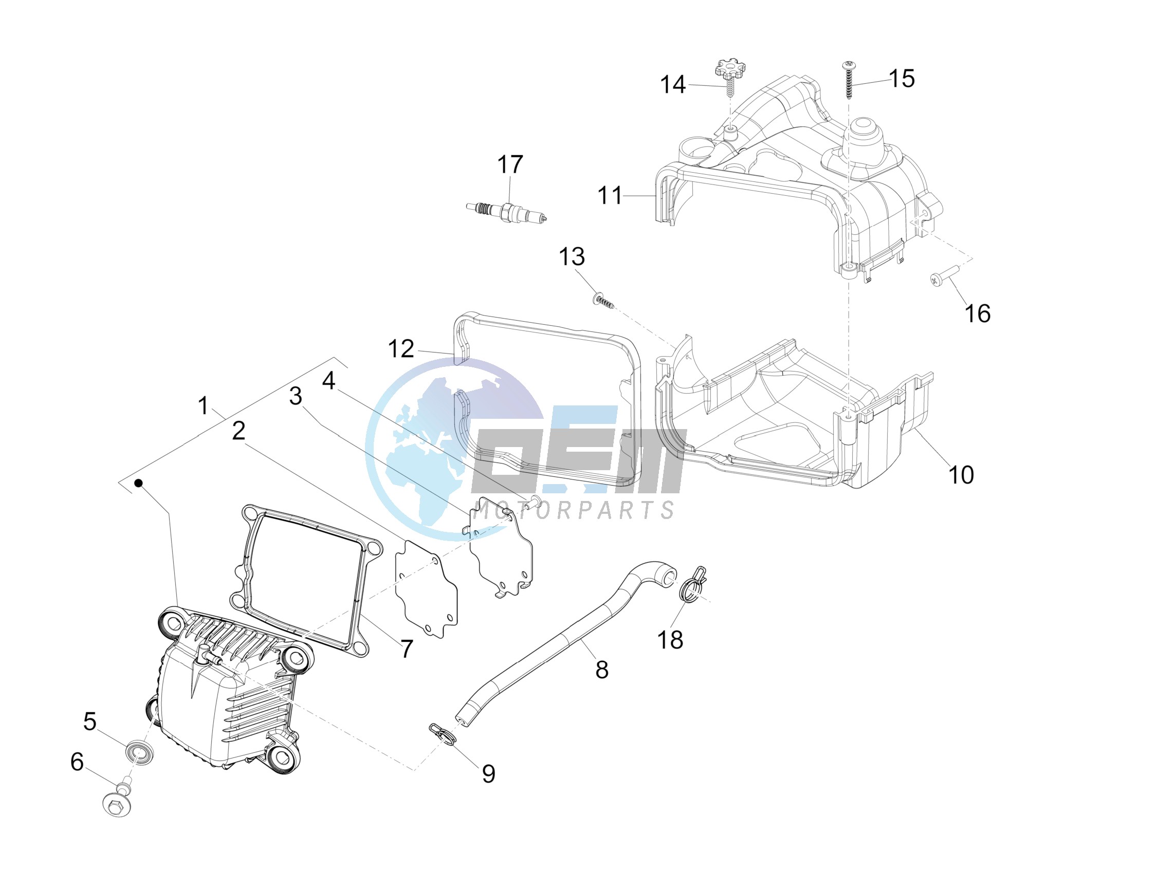 Cylinder head cover