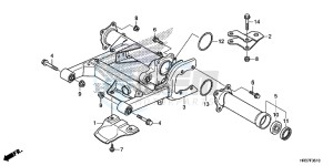 TRX420FA2G TRX420F Europe Direct - (ED) drawing SWINGARM