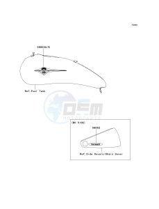 VN 2000 E [VULCAN 2000 CLASSIC] (6F-7F) E6F drawing DECALS