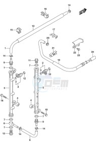 DF 250 drawing Fuel Injector SS Model