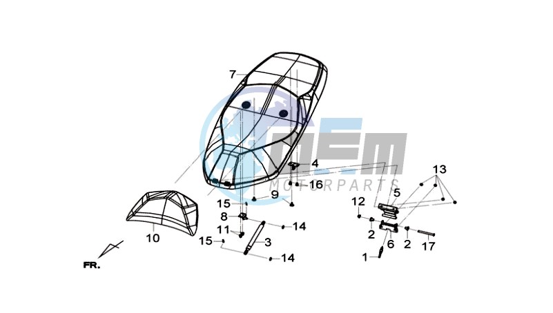 BUDDYSEAT / REAR LUGGAGE FRAME /