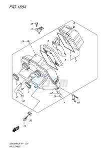 GSX-250 RA drawing AIR CLEANER