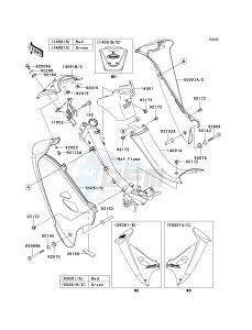 AN 112 D (D2-D3) drawing LEG SHIELD