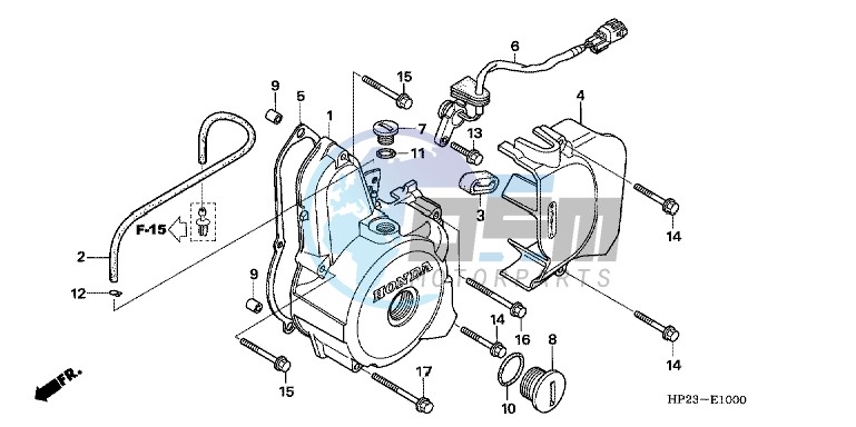 LEFT CRANKCASE COVER