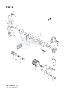 RM-Z 450 drawing OIL PUMP (K8-L0)