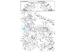 YZF R1 1000 drawing COWLING 2 MY02