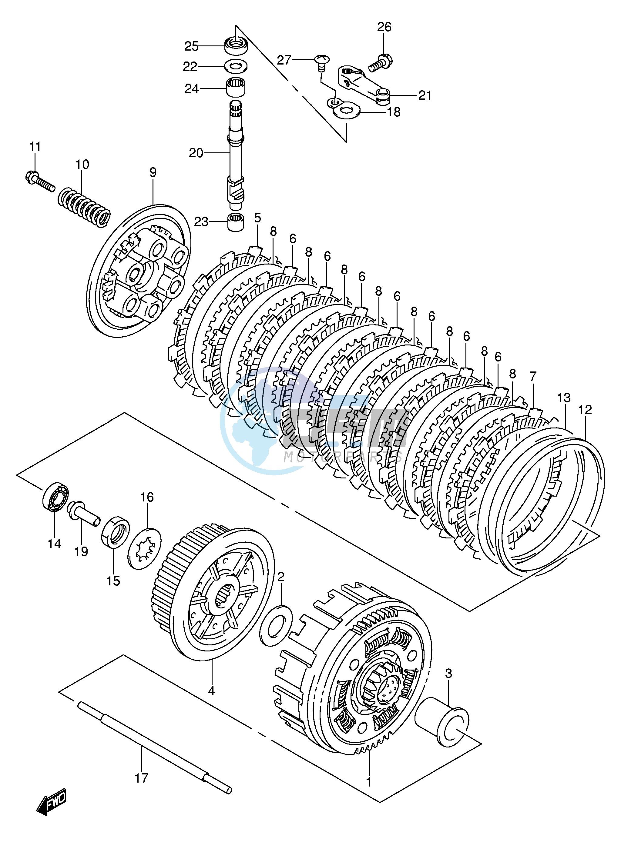 CLUTCH (MODEL K5 K6 K7)