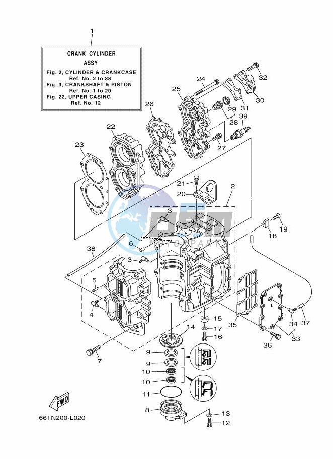 CYLINDER--CRANKCASE