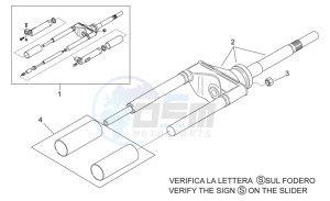 Scarabeo 50 2t (eng. Minarelli) drawing Front fork I