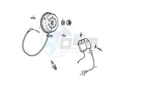 GPR RACING - 50 CC VTHGR1D1A EU2 drawing GENERATOR