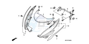 CB600FA39 UK - (E / ABS MKH ST) drawing COWL