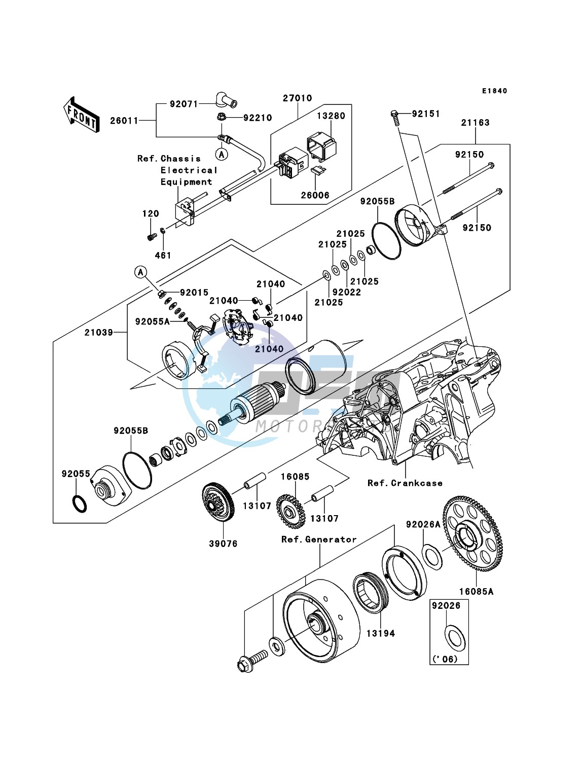 Starter Motor(-ER650AE046804)