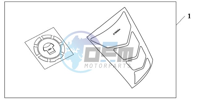 TANKPAD / FUEL LID COVER