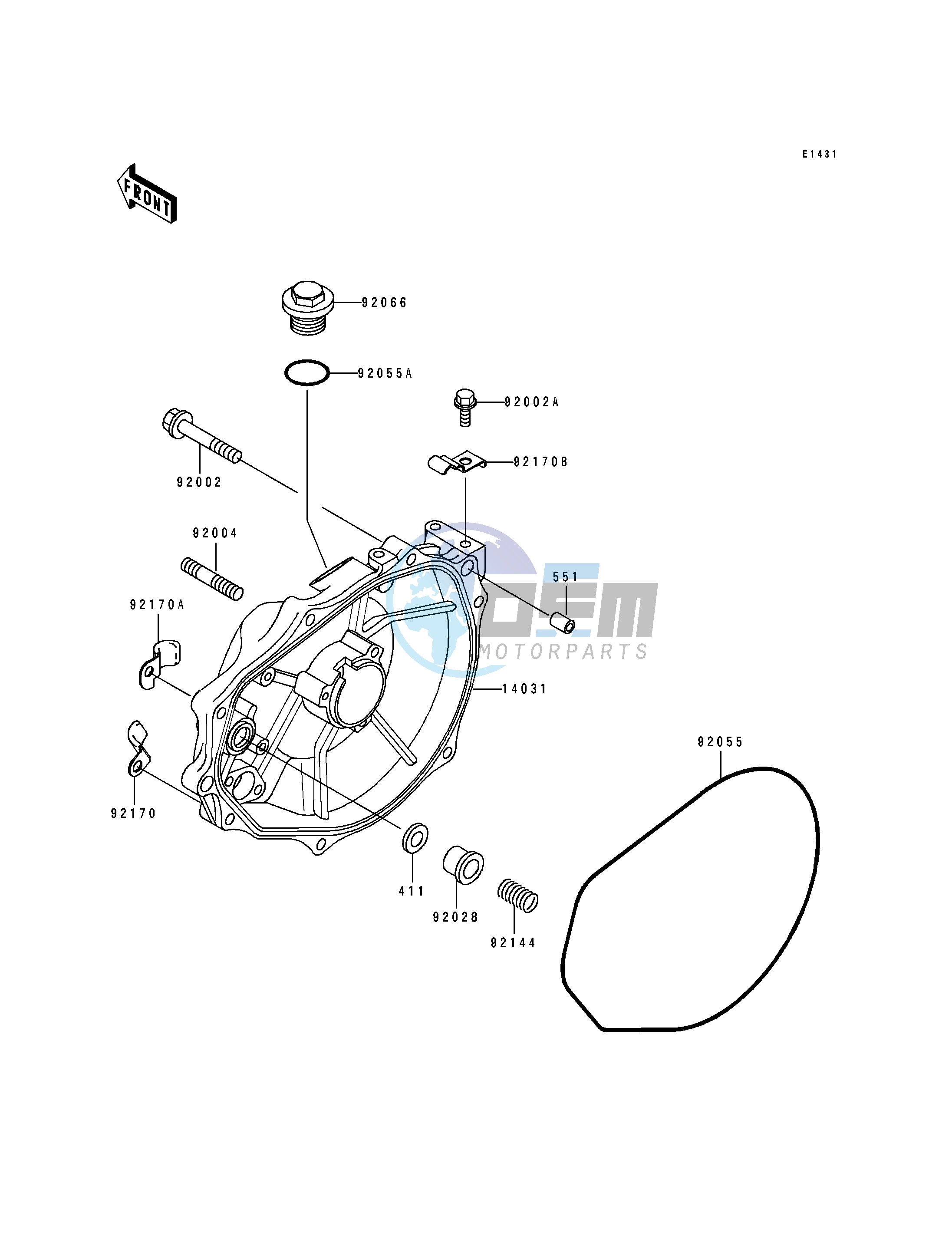 ENGINE COVER-- S- -