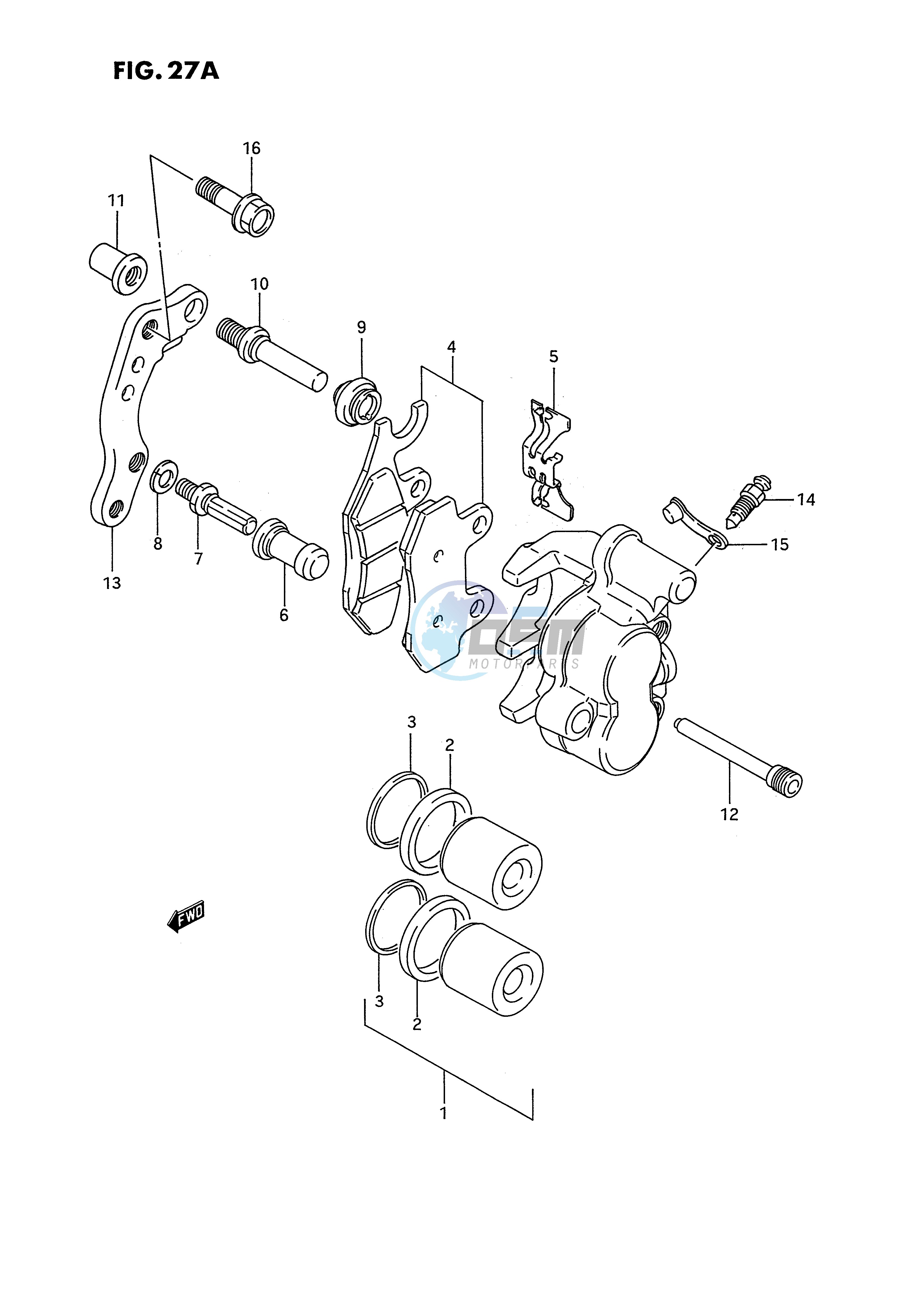 FRONT CALIPER (MODEL S)