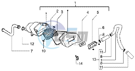 Secondairy air box