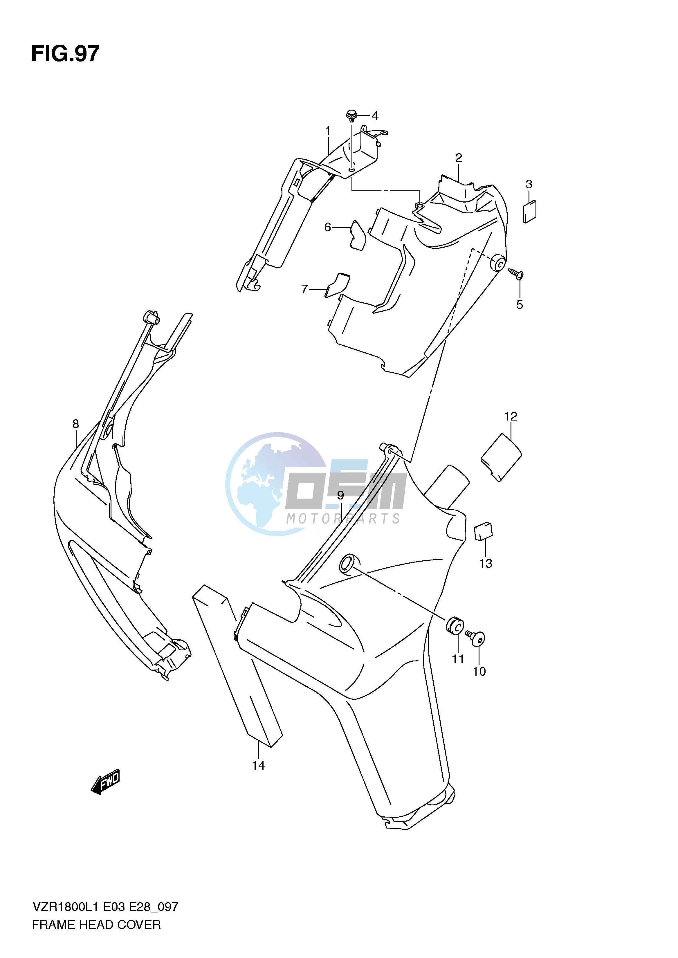 FRAME HEAD COVER (VZR1800ZL1 E28)