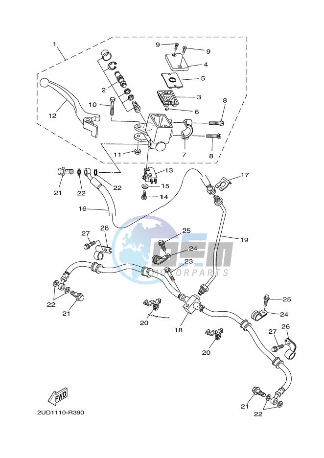 FRONT MASTER CYLINDER