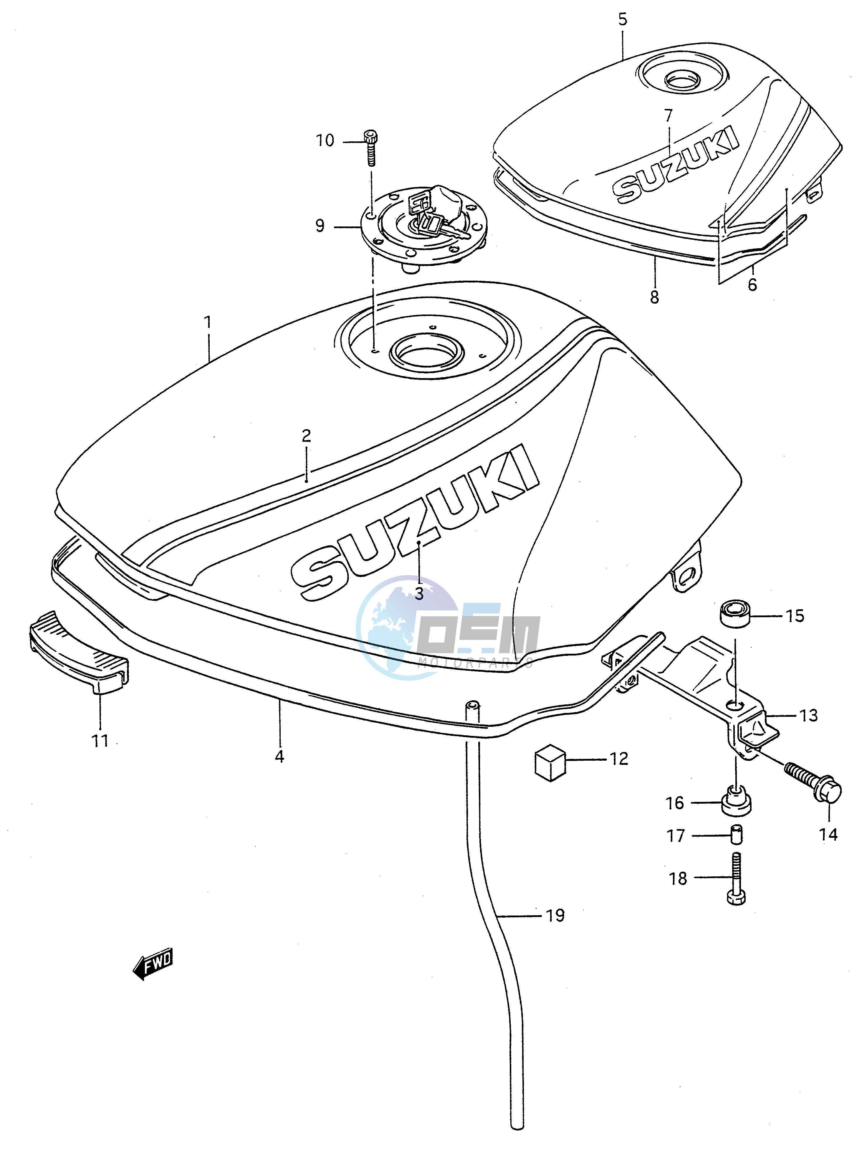 FUEL TANK (MODEL K L)