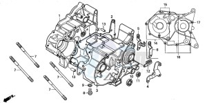 MT50F drawing CRANKCASE