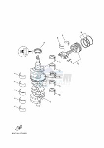 FL150AETL drawing CRANKSHAFT--PISTON