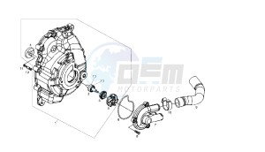 GP1 LOW SEAT - 125 CC VTHPS1B1A EU3 drawing WATER PUMP