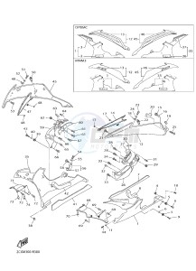 YZF-R6 600 R6 (2CXM 2CXN) drawing COWLING 2