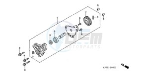 CBR125RW9 Australia - (U) drawing OIL PUMP