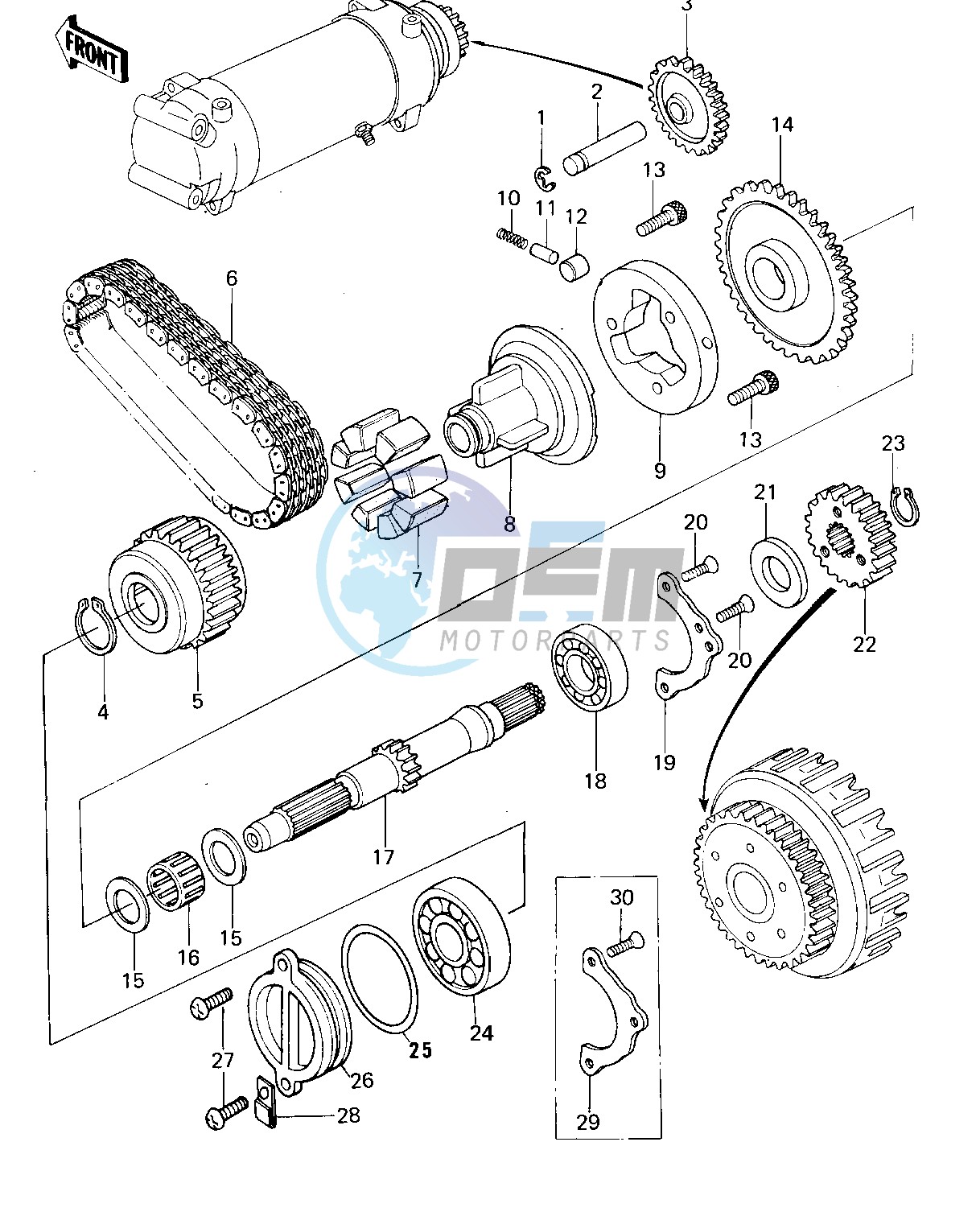 SECONDARY SHAFT_STARTER CLUTCH