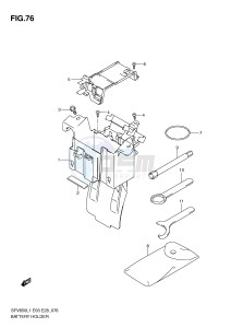 SFV650 (E3-E28) Gladius drawing BATTERY HOLDER (SFV650L1 E3)