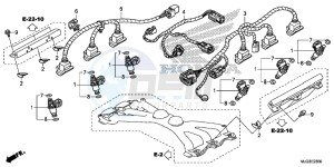 GL1800BE F6B Bagger - GL1800BE UK - (E) drawing INJECTOR