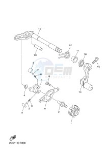 WR450F (2GCC) drawing SHIFT SHAFT