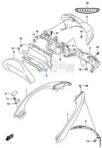 AN650 BURGMAN drawing PILLION RIDER HANDLE