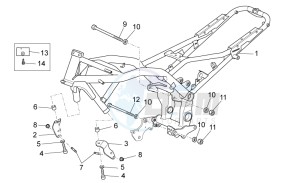 Breva V 1100 IE IE drawing Frame